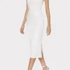 draped_one_shoulder_linen_2-2.webp Guest Of Dresses-MILLY Draped One Shoulder Linen Dress White