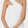 draped_one_shoulder_linen_3-2.webp Guest Of Dresses-MILLY Draped One Shoulder Linen Dress White