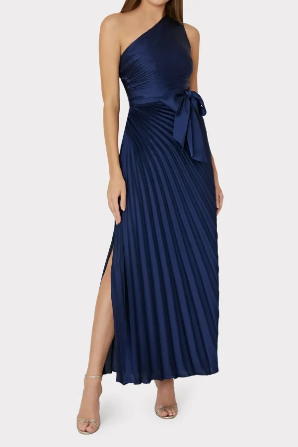 estelle_satin_dress_1-13.webp Maxi Dresses-MILLY Estelle Satin Dress Navy