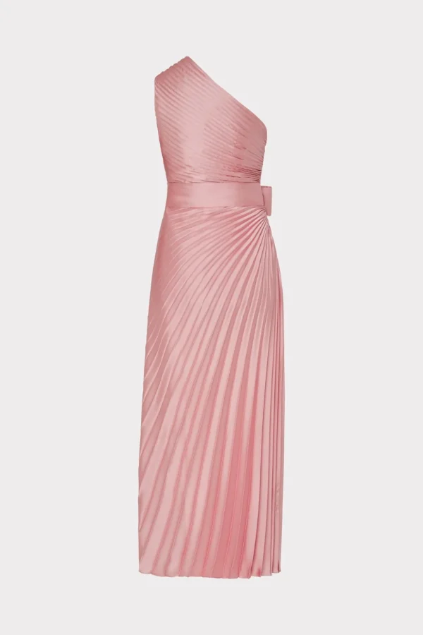 estelle_satin_dress_3-10.webp Maxi Dresses-MILLY Estelle Satin Dress Rose Gold