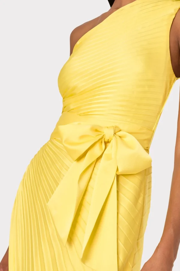 estelle_satin_dress_3-6.webp Evening Gowns-MILLY Estelle Satin Dress Yellow