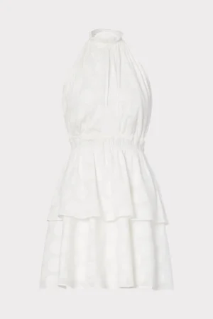 evelia_reina_graphic_dot__0-1.webp Day Dresses-MILLY Evelia Reina Graphic Dot Clipping Dress White