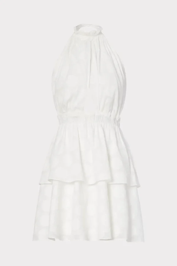 evelia_reina_graphic_dot__0-1.webp Day Dresses-MILLY Evelia Reina Graphic Dot Clipping Dress White