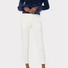 Sweaters & Knits-MILLY Feather Cuff V-Neck Sweater Navy