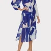 Cover-Ups-MILLY Fiona Grand Foliage Cover-Up Navy/White