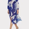 Cover-Ups-MILLY Fiona Grand Foliage Cover-Up Navy/White