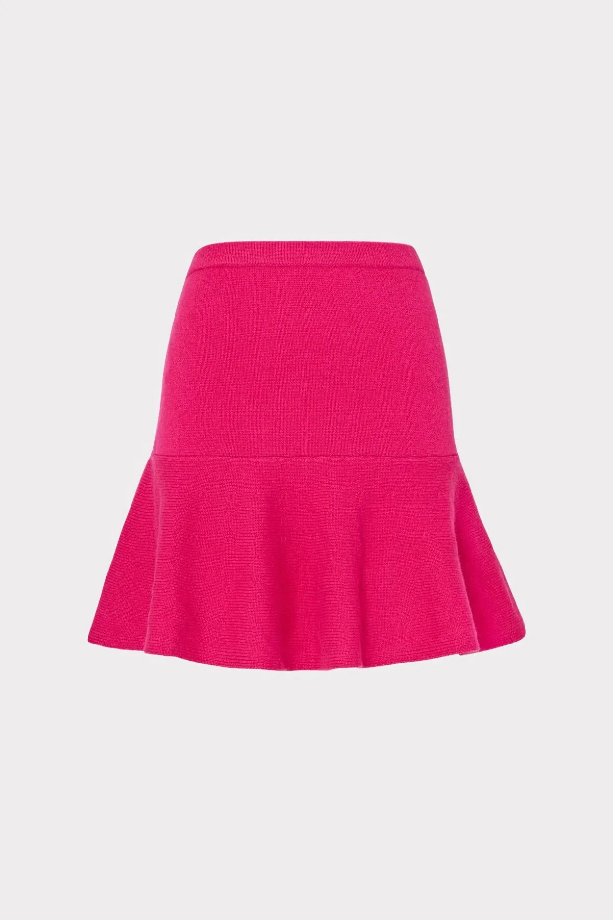 flare_knit_skirt_0-1.webp Sweaters & Knits-MILLY Flare Knit Skirt Fuchsia