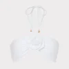 floral_applique_halter_bi_0-3.webp Jumpsuits & Rompers-MILLY Floral Applique Halter Bikini Top White