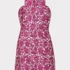 Guest Of Dresses-MILLY Floral Jacquard Mini Dress Pink