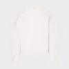 Sweaters & Knits-MILLY Fringe Sleeve Crewneck Sweater Ecru