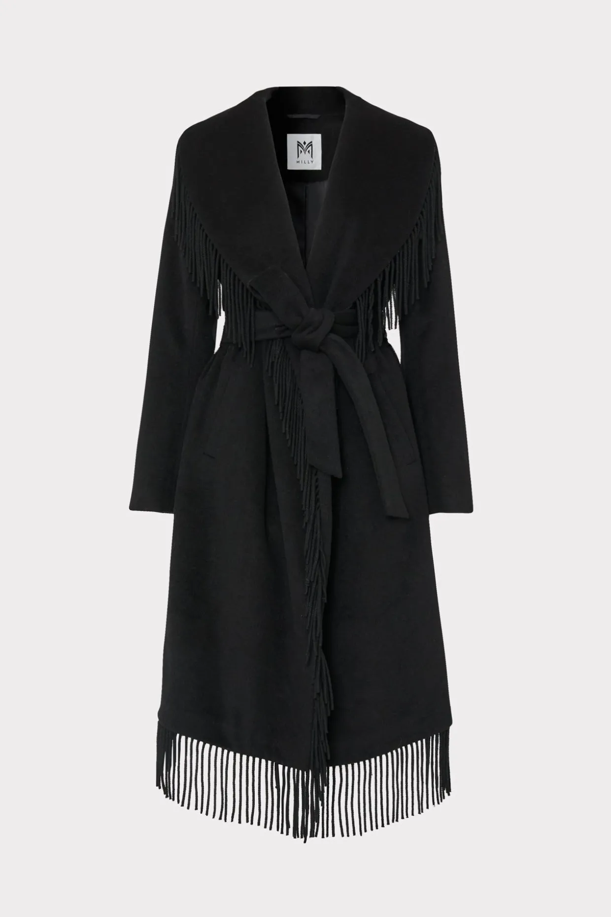 fringe_wool_coat_0.webp Coats & Jackets-MILLY Fringe Wool Coat Black
