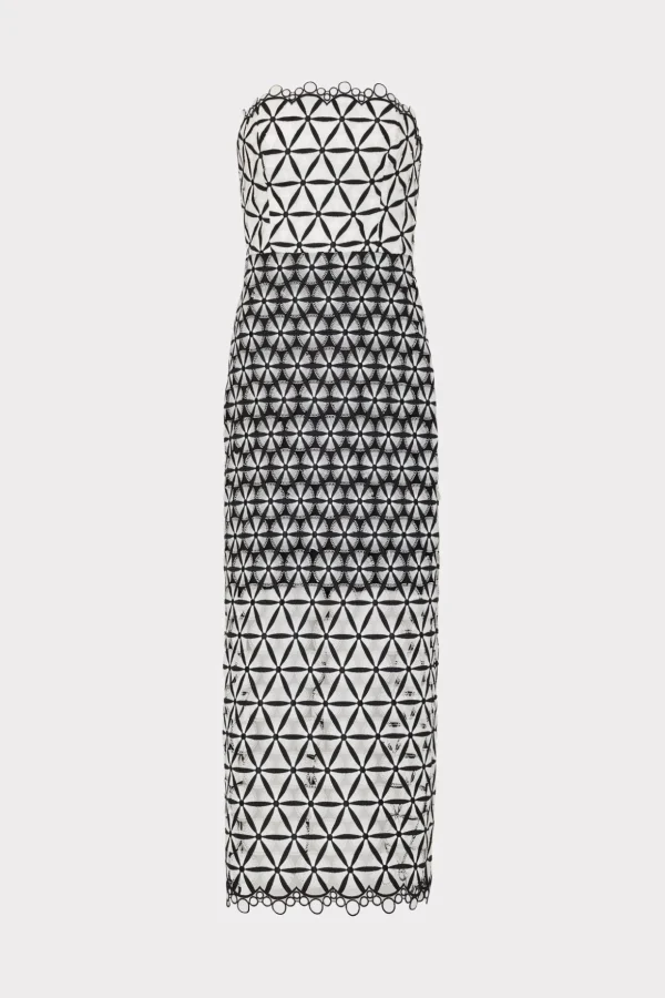 geo_star_lace_dress_0-2.webp Little Black Dresses-MILLY Geo Star Lace Dress Black/White