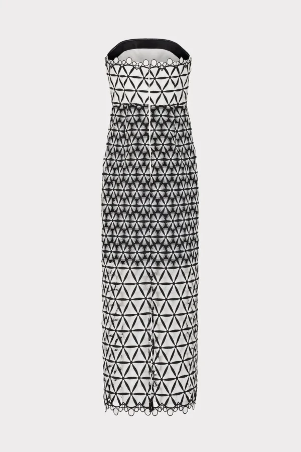 geo_star_lace_dress_3-2.webp Little Black Dresses-MILLY Geo Star Lace Dress Black/White