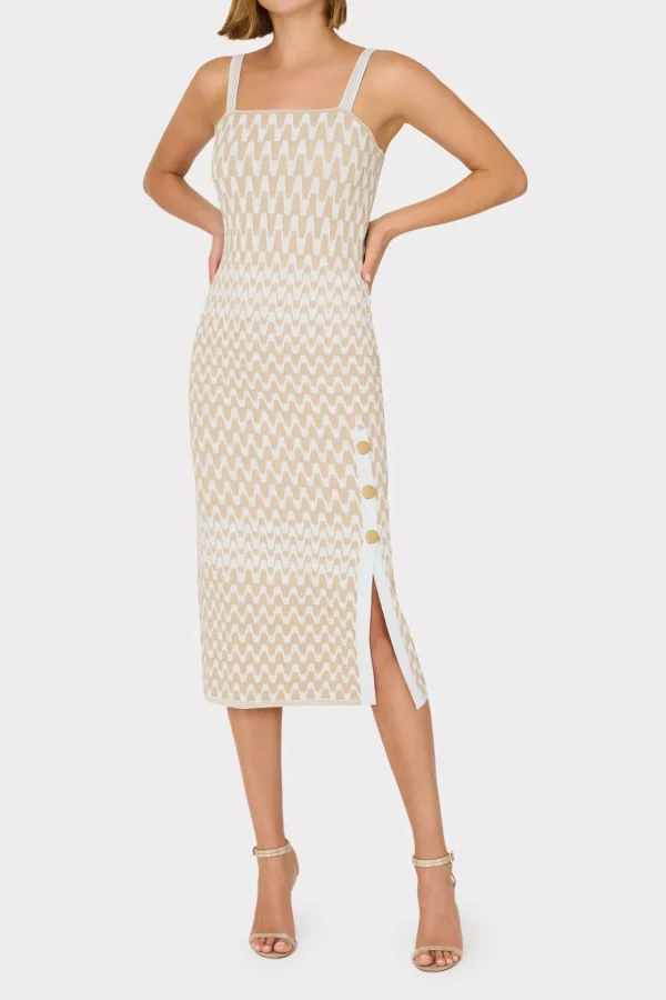 gradient_zig_zag_midi_dre_1-2.webp Sundresses-MILLY Gradient Zig Zag Midi Dress Natural Multi
