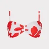 grand_foliage_bikini_top_0.webp Jumpsuits & Rompers-MILLY Grand Foliage Bikini Top Red/White