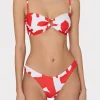 grand_foliage_bikini_top_1.webp Jumpsuits & Rompers-MILLY Grand Foliage Bikini Top Red/White