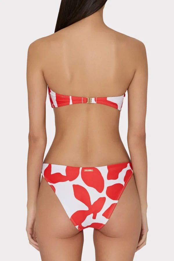 grand_foliage_bikini_top_4.webp Jumpsuits & Rompers-MILLY Grand Foliage Bikini Top Red/White