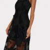Guest Of Dresses-MILLY Hannah 3D Butterfly Embroidery Dress Black
