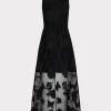 hannah_d_butterfly_embroi_2-2.webp Little Black Dresses-MILLY Hannah 3D Butterfly Embroidery Dress Black