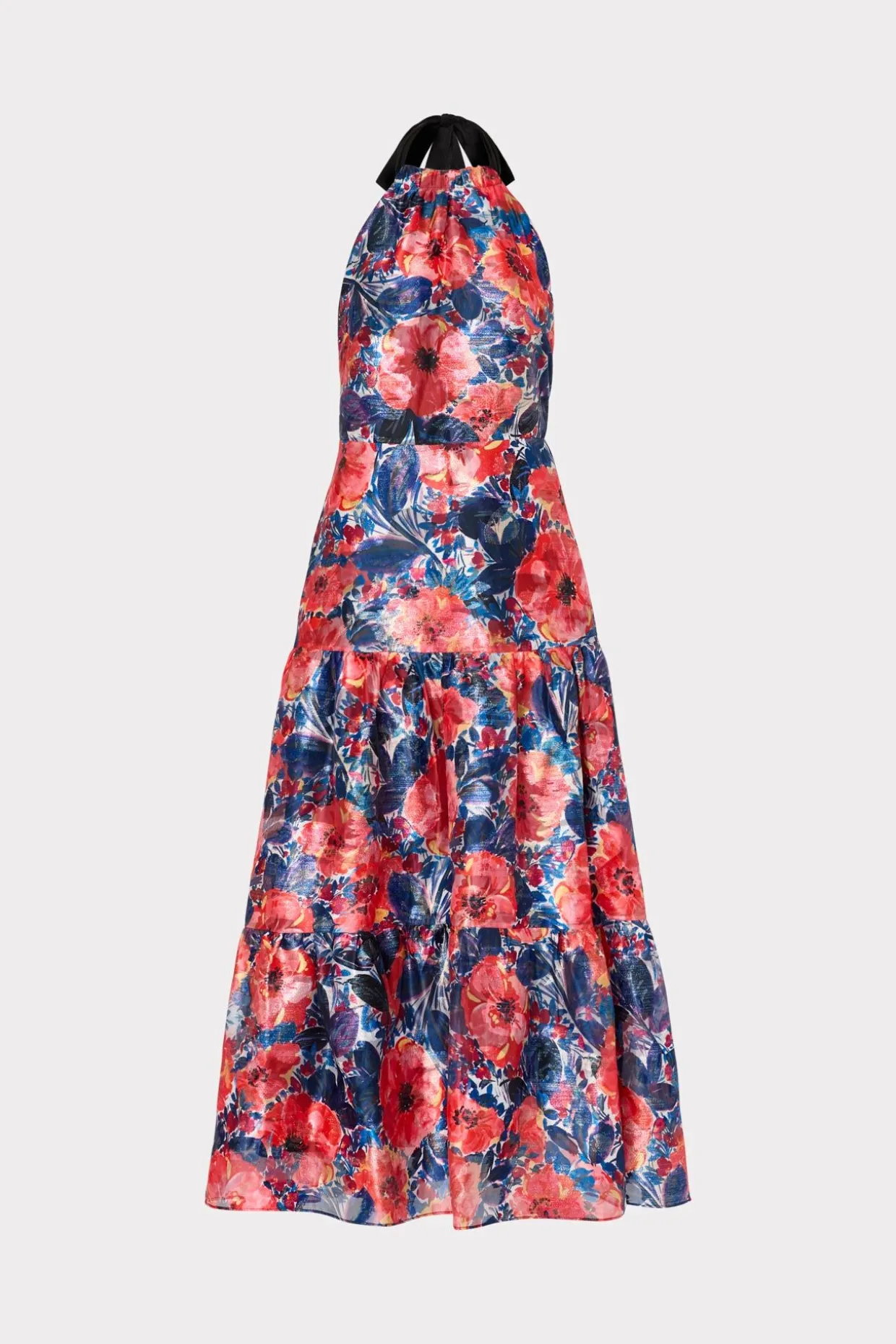 hayden_watercolor_poppy_j_0.webp Jumpsuits & Rompers-MILLY Hayden Watercolor Poppy Jacquard Dress Red Multi