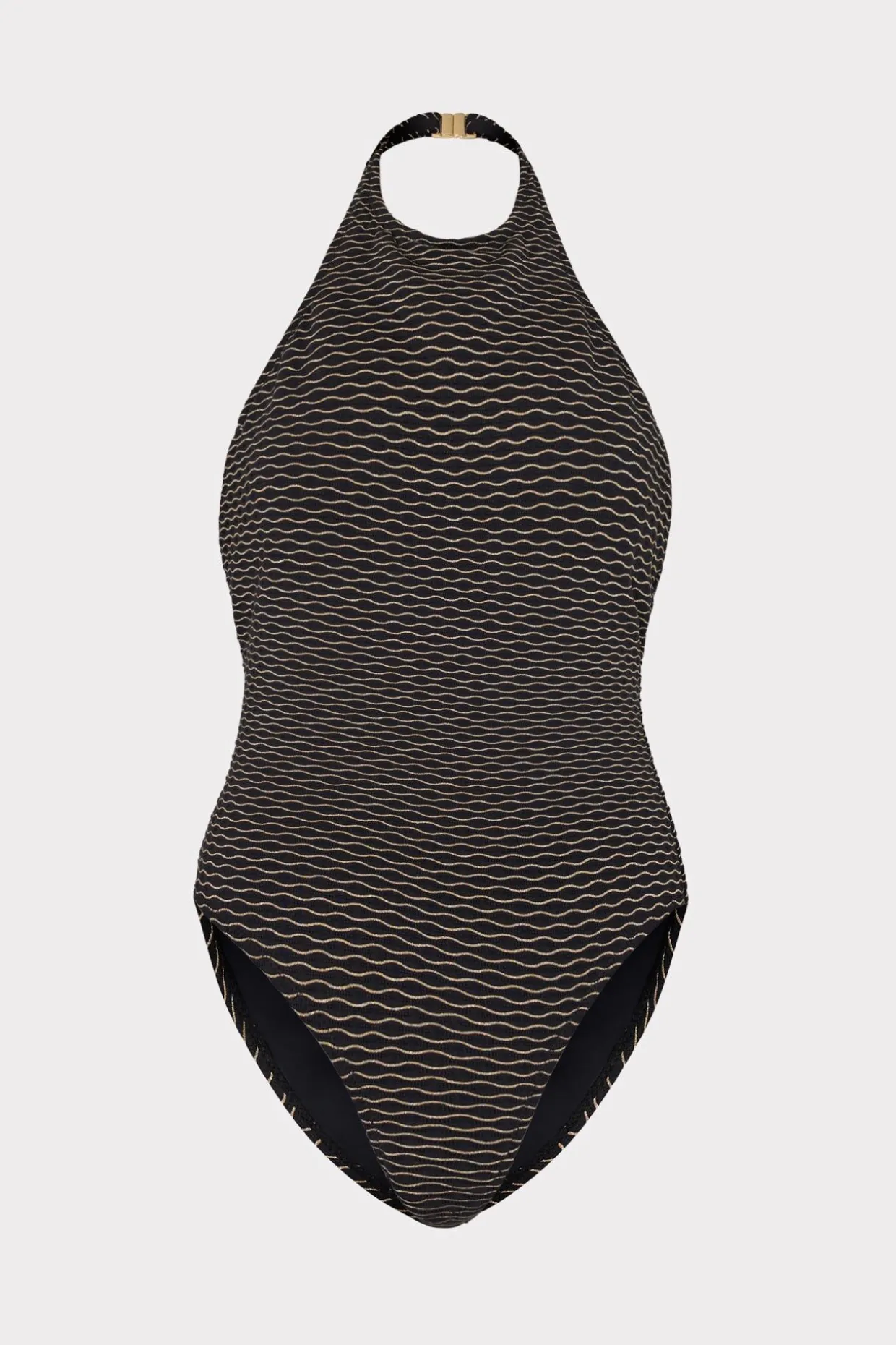 jackie_textured_waves_hal_0-3.webp Jumpsuits & Rompers-MILLY Jackie Textured Waves Halter One Piece Black