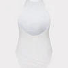 jackie_textured_waves_hal_3.webp One Piece Swimsuits-MILLY Jackie Textured Waves Halter One Piece White