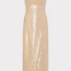Jumpsuits & Rompers-MILLY Kait Sequin Dress Gold