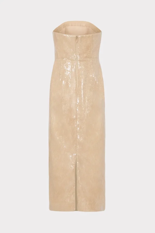 Jumpsuits & Rompers-MILLY Kait Sequin Dress Gold