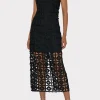 Guest Of Dresses-MILLY Kait Tile Lace Dress Black