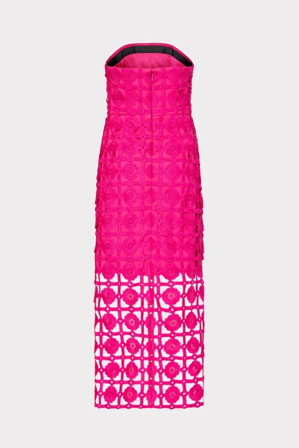 kait_tile_lace_dress_3-7.webp Pink Dresses-MILLY Kait Tile Lace Dress Milly Pink