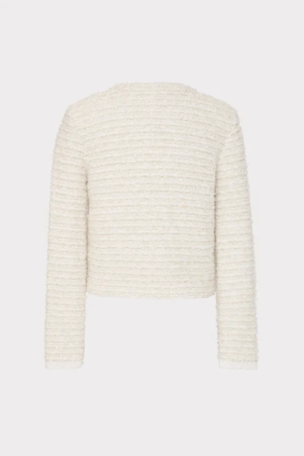 knit_textured_boucle_card_3-5.webp Sweaters & Knits-MILLY Knit Textured Boucle Cardigan Jacket Ecru Multi