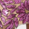 Skirts-MILLY Kristina Floral Garden Sequins Skirt Pink Multi