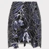 kristina_floral_sequins_s_0.webp Skirts-MILLY Kristina Floral Sequins Skirt Navy/Silver