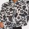 lacey_petals_in_bloom_blo_2.webp Jumpsuits & Rompers-MILLY Lacey Petals In Bloom Blouse Black Multi