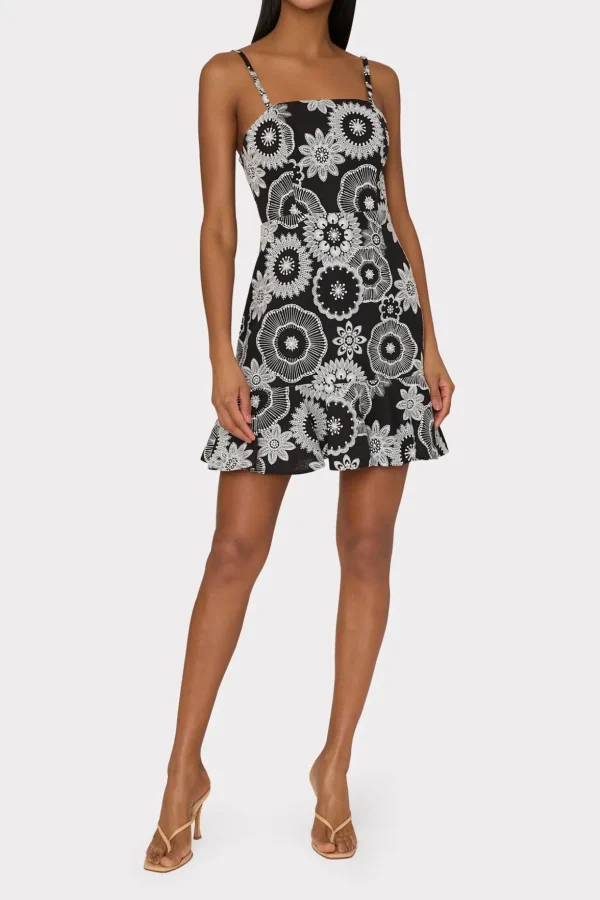 linen_embroidered_dress_1-8.webp Mini Dresses-MILLY Linen Embroidered Dress Black/White