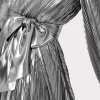liora_pleated_lame_dress_2.webp Maxi Dresses-MILLY Liora Pleated Lame Dress Silver