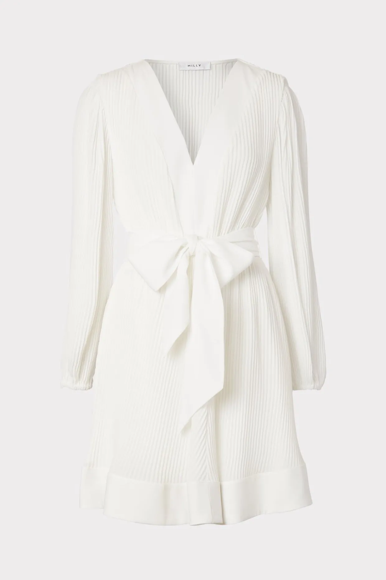Jumpsuits & Rompers-MILLY Liv Pleated Dress White