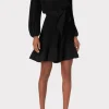 liv_pleated_dress_1-13.webp Cocktail Dresses-MILLY Liv Pleated Dress Black