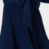 Jumpsuits & Rompers-MILLY Liv Pleated Dress Navy