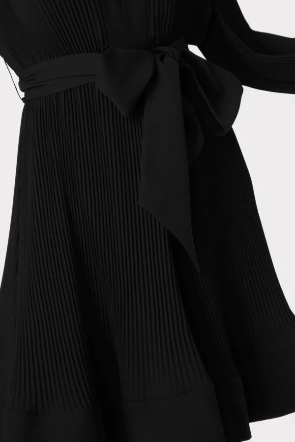 liv_pleated_dress_2-3.webp Jumpsuits & Rompers-MILLY Liv Pleated Dress Black
