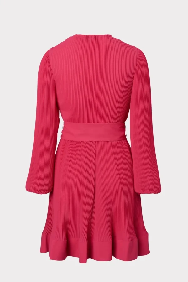 liv_pleated_dress_3-9.webp Cocktail Dresses-MILLY Liv Pleated Dress Milly Pink