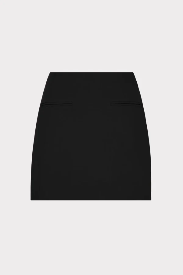 lizzy_cady_mini_skirt_0-11.webp Matching Sets-MILLY Lizzy Cady Mini Skirt Black