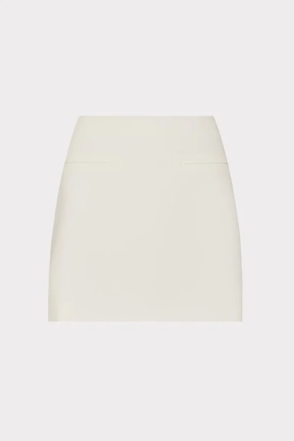 Skirts-MILLY Lizzy Cady Mini Skirt Ecru