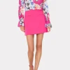 Jumpsuits & Rompers-MILLY Lizzy Cady Mini Skirt Milly Pink