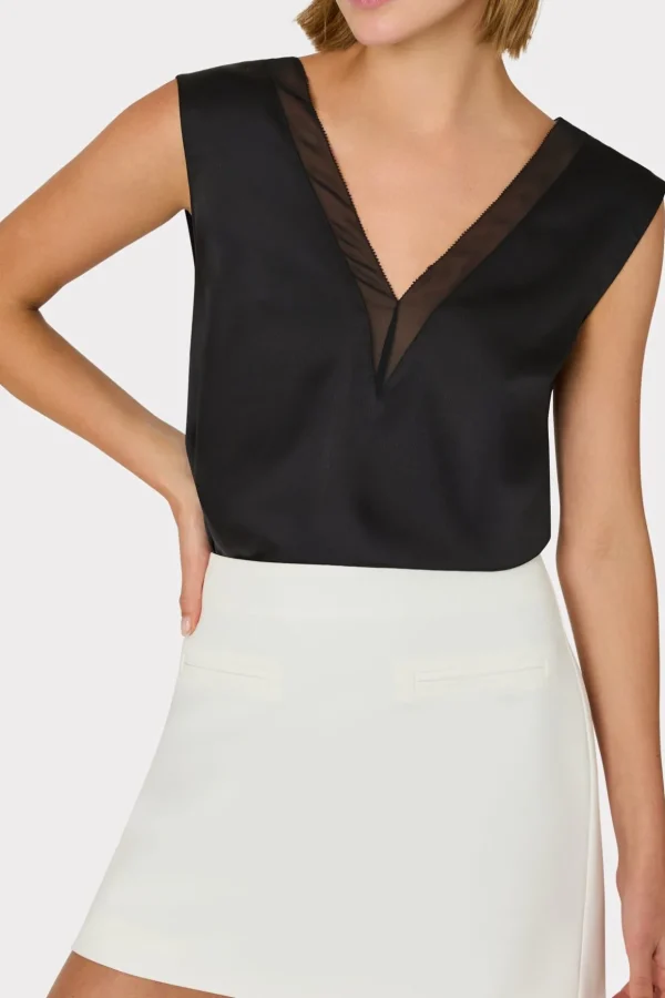 Skirts-MILLY Lizzy Cady Mini Skirt Ecru