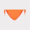 lori_textured_side_tie_bi_0-1.webp Bikinis-MILLY Lori Textured Side Tie Bikini Bottom Neon Orange