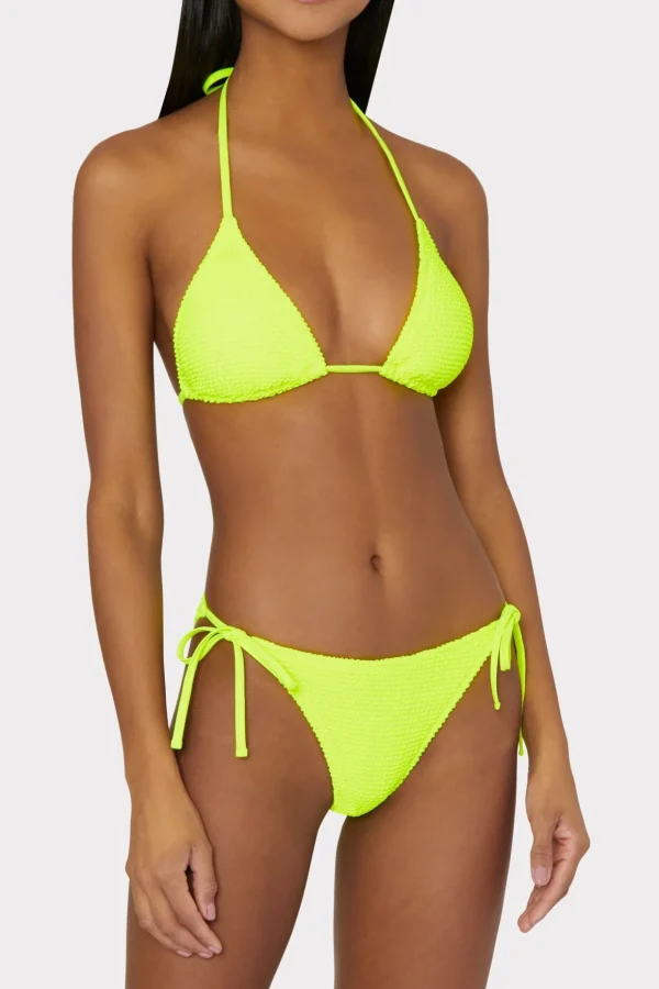 lori_textured_triangle_bi_1.webp Bikinis-MILLY Lori Textured Triangle Bikini Top Yellow