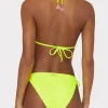 lori_textured_triangle_bi_2-2.webp Jumpsuits & Rompers-MILLY Lori Textured Triangle Bikini Top Yellow