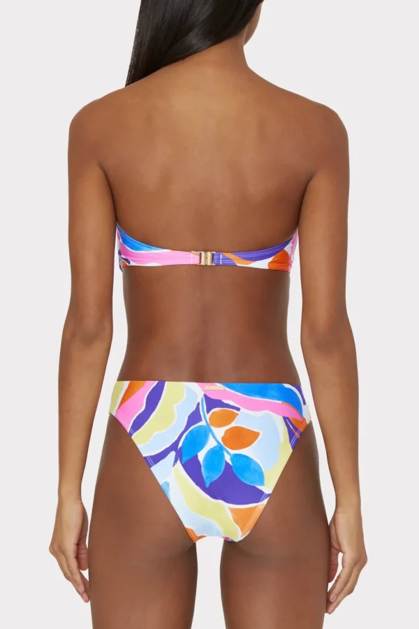 Jumpsuits & Rompers-MILLY Margot Bandeau Top Blue Multi