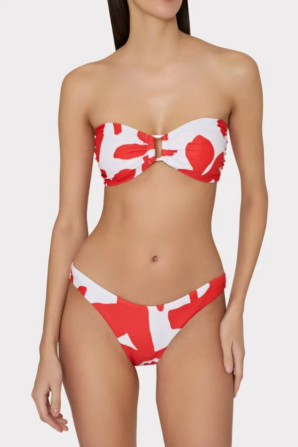 margot_grand_foliage_bott_1.webp Jumpsuits & Rompers-MILLY Margot Grand Foliage Bottom Red/White